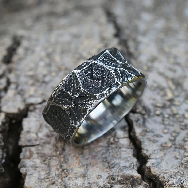 Runic Viking Style Men's Ring 1 2 3
