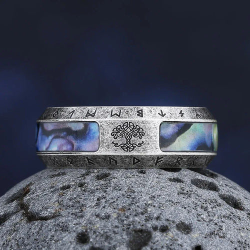 Bague Style Viking Yggdrasil Homme