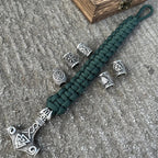 Pulsera Mjolnir - Martillo Thor Hammer Vikingo verde 3