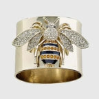 Anillo abeja ancho 