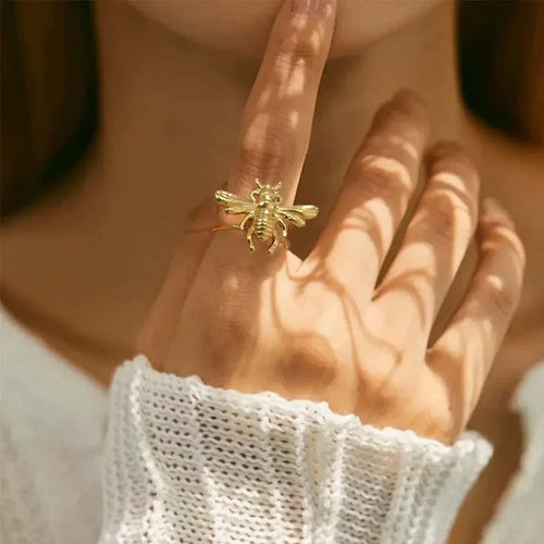 Bague abeille pour femme or