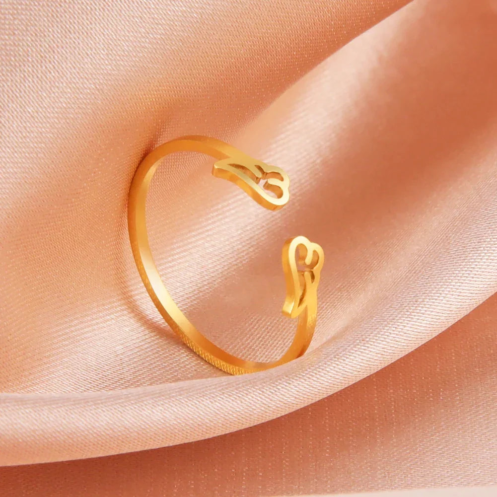 Anillo con alas de ángel para mujer 