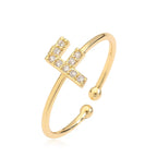 Adjustable initial letter ring