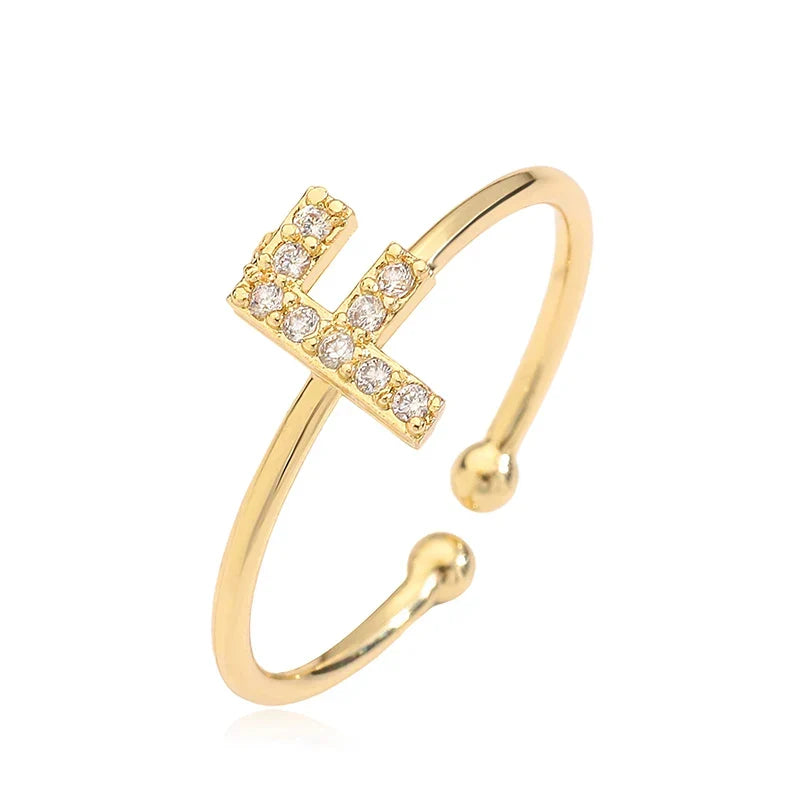 Adjustable initial letter ring