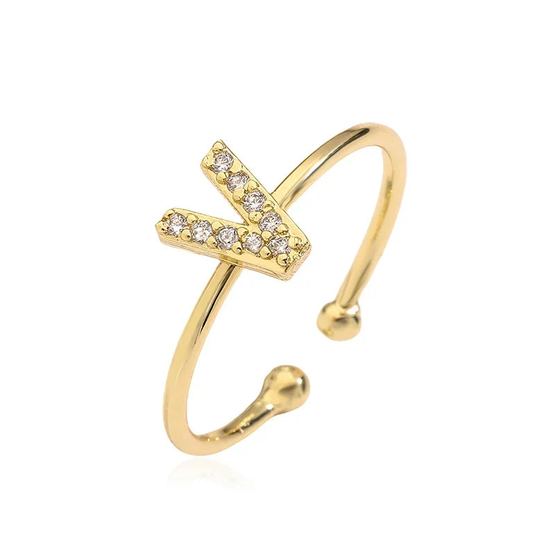 Adjustable initial letter ring