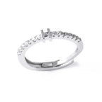 Anillo ajustable con inicial para mujer - letra 
