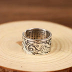 Bague Anneau avec Poissons de Style Ethnique