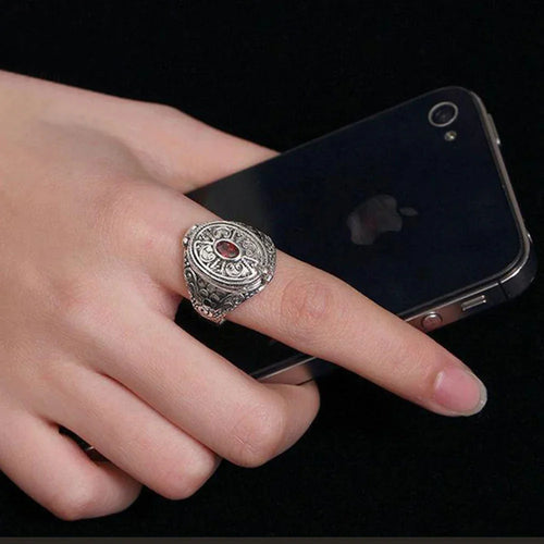 Bague Anneau de Style Ethnique avec Ouverture