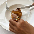 Double Water Drop Band Ring