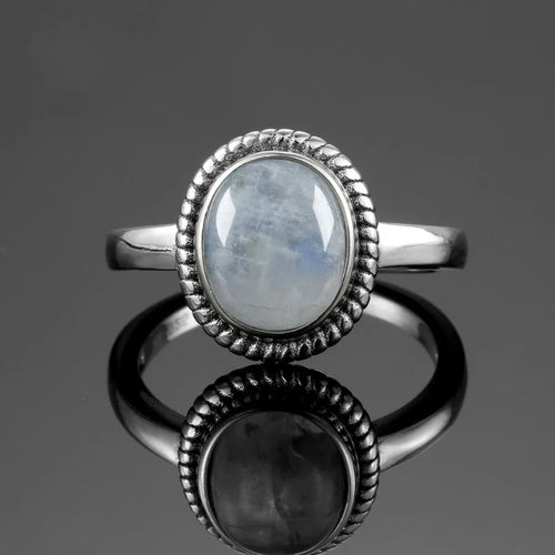 Bague Anneau Fertilité Pierre de Lune