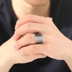 Men's Metatron's Cube Ring Silver