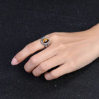Tiger Eye Ring Band