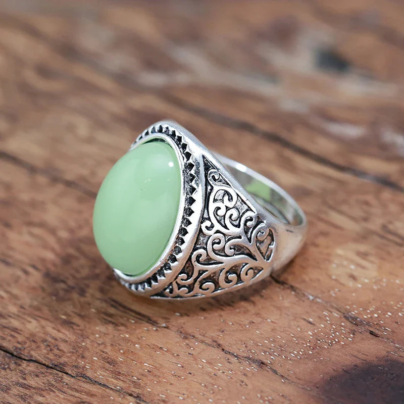 Anillo Ovalado Étnico