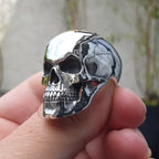 Gothic Skull Head Ring Band