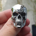 Gothic Skull Head Ring Band