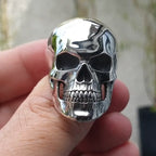 Gothic Skull Head Ring Band