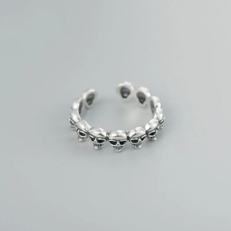 Skull Head Ring Band