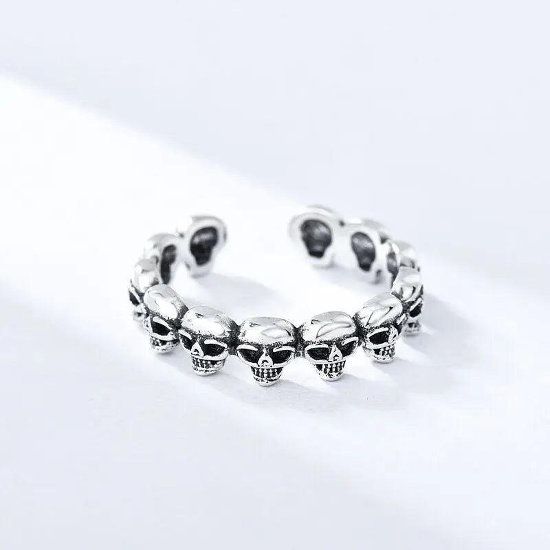 Skull Head Ring Band