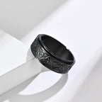 Viking Anti-Stress Ring for Men and Women Black