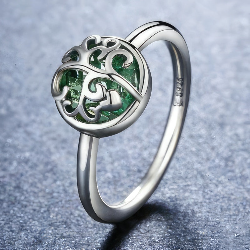 Bague Arbre de Vie Argentée