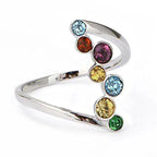 Anillo arcoíris asimétrico 