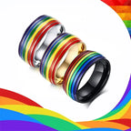Men's rainbow ring