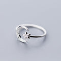 Bague Astres Lune et Étoiles Femme