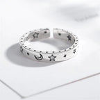 Bague avec Etoiles Astrologie