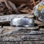 Ring with Mountains for Men or Women