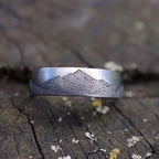 Ring with Mountains for Men or Women