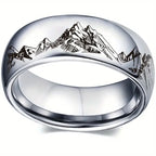 Men's Silver Mountain Ring