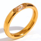 Bague avec pierre de naissance sertie pour femme novembre