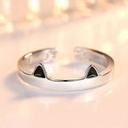 Bague Câlin Chat Oreilles noires