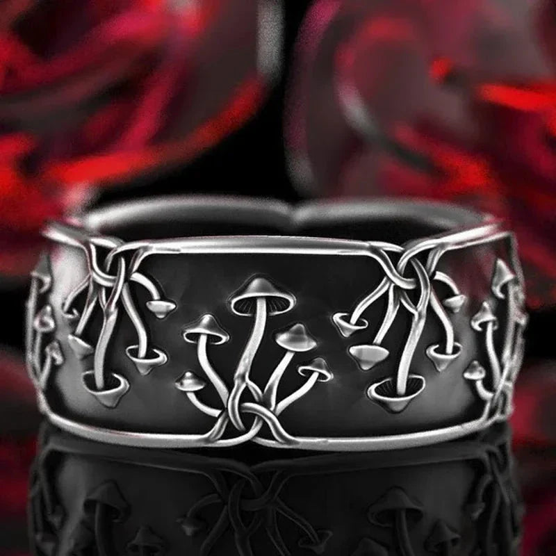 Bague avec Champignons pour Homme