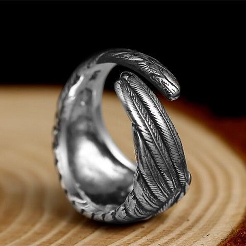 Men's Eagle Signet Ring