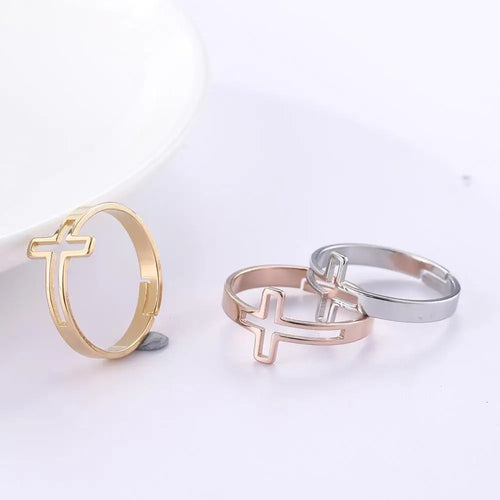Bague Croix Discrète