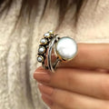 Bague de Style Vintage avec Perle