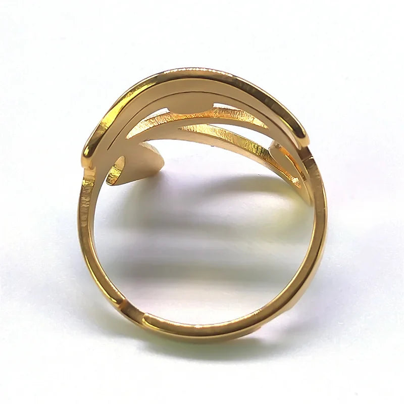 Anillo Egipto Ojo de Horus Oudjat Brujería oro