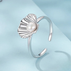 Bague Elégante Coquillage Coquille Saint-Jacques