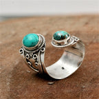 Bague Ethnique Pierres Naturelles