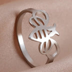 Anillo de abeja para mujer