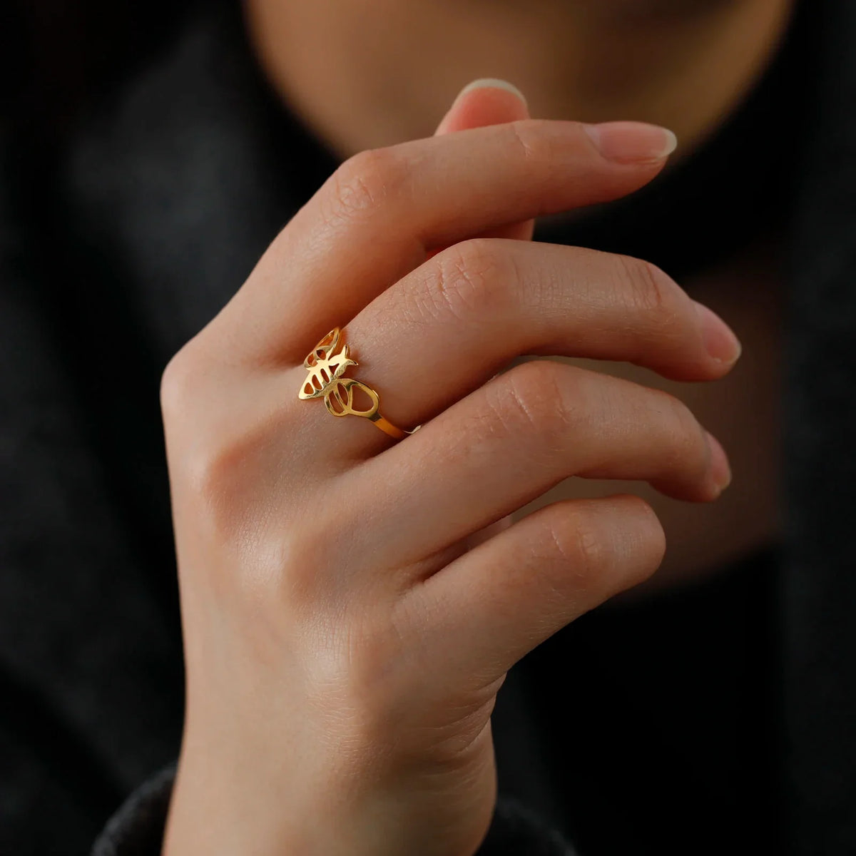 Anillo de abeja para mujer