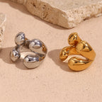 Original Ring Water Drop Band Silver
