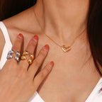 Original Ring Water Drop Band Silver