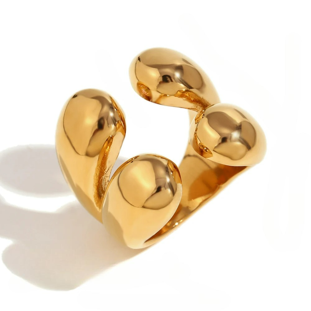Original Ring Water Drop Band Gold