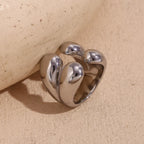 Original Ring Water Drop Band Silver
