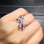 Bague femme noeud papillon
