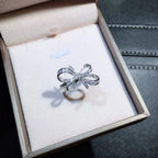 Bague femme noeud papillon 