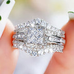 Anillo de mujer con circonita cúbica 