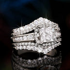 Anillo de mujer con circonita cúbica 